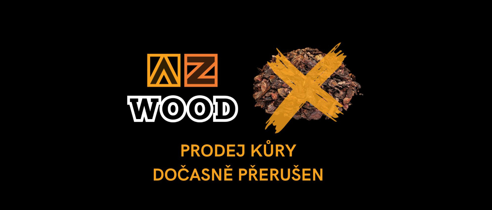 Pozastavení prodeje mulčovací kůry